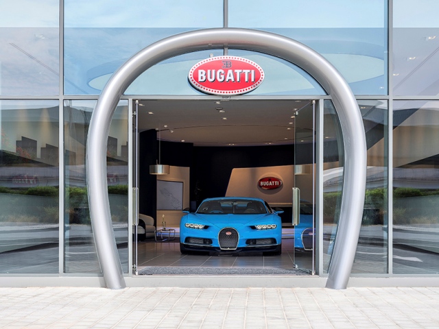 Bugatti Opens Its World&#039;s Largest Showroom in Dubai