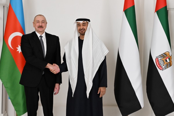 UAE and Azerbaijani Presidents meet in Abu Dhabi