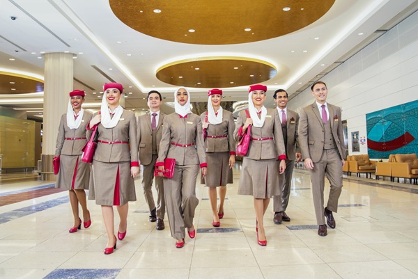 Emirates debuts stylish new uniform for its elite Premium team