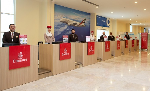阿联酋航空公司在迪拜为邮轮乘客开设了首个远程值机终端