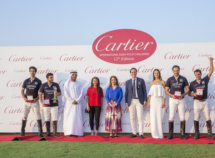 12th Cartier International Dubai Polo Challenge concludes with a 9-6 win for Zedan Polo 