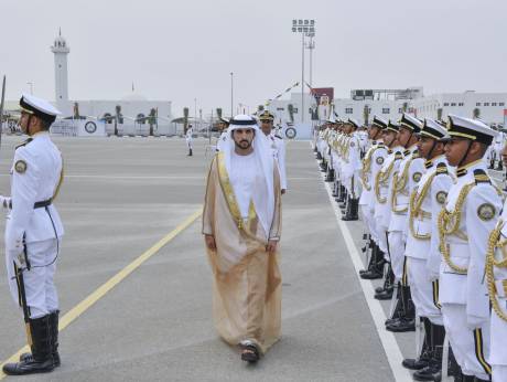 Dubai Crown Prince attends 17th graduation ceremony of Rashid Bin Saeed Al Maktoum Naval College