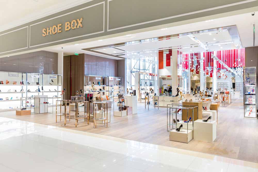 Galeries Lafayette has opened the ''Shoe Box''
