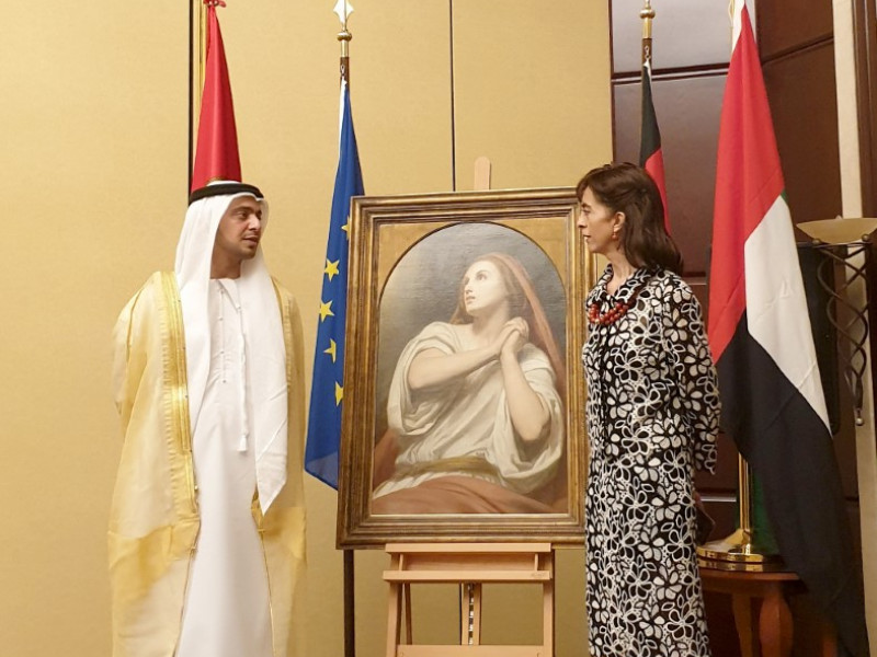 В Абу-Даби состоялся предварительный просмотр знаменитой картины «Мария Магдалина в экстазе»