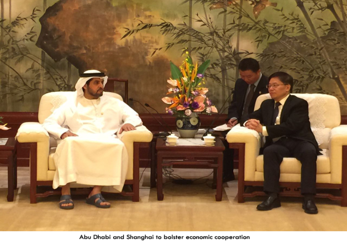 Abu Dhabi and Shanghai to boost economic cooperation