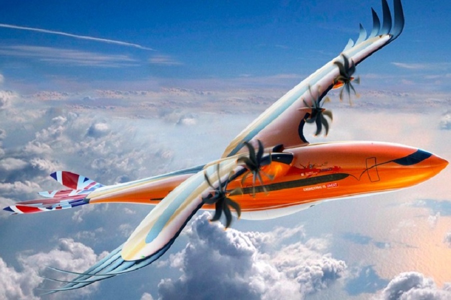 Airbus представил концепт уникального «пернатого» пассажирского самолета