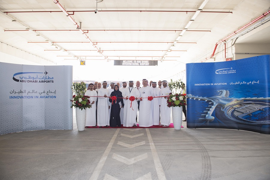 Tunnel linking Midfield Terminal to Existing Terminals Now Completed