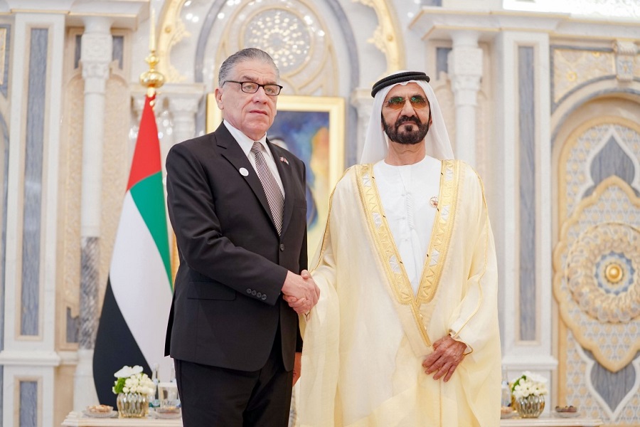 Mohammed bin Rashid receives credentials of Russian ambassador