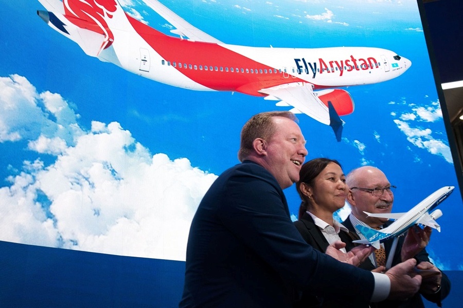 Air Astana намерена приобрести для своего лоукостера FlyArystan 30 Boeing 737MAX