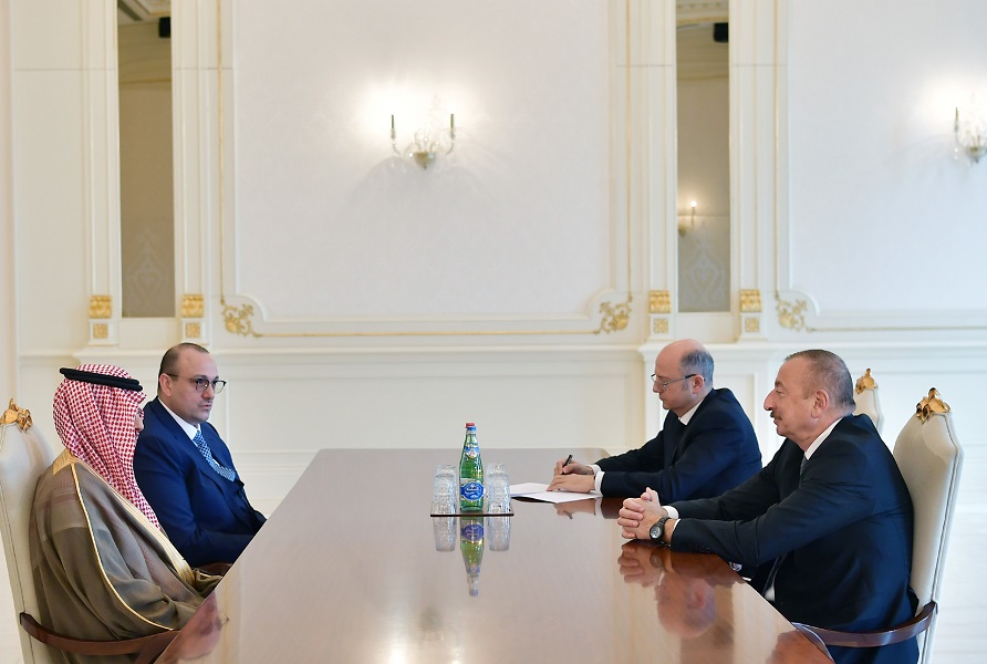 Azerbaijan President received chairman of board of ACWA Power and chief executive officer of Masdar