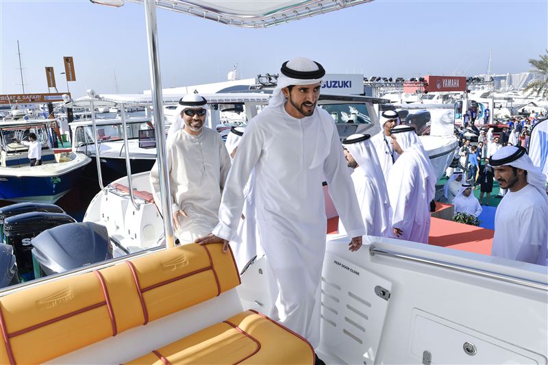 Crown Prince of Dubai tours 25th Dubai International Boat Show