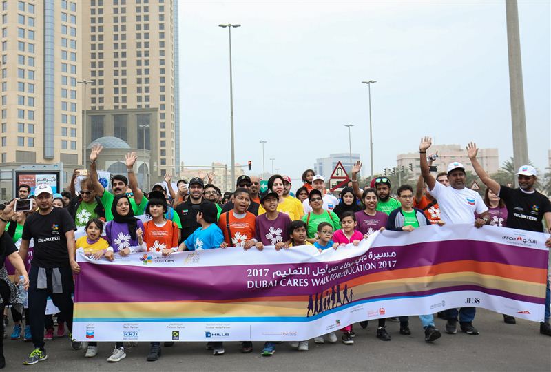 14,500 participate in Dubai Cares, 8th annual Walk for Education 