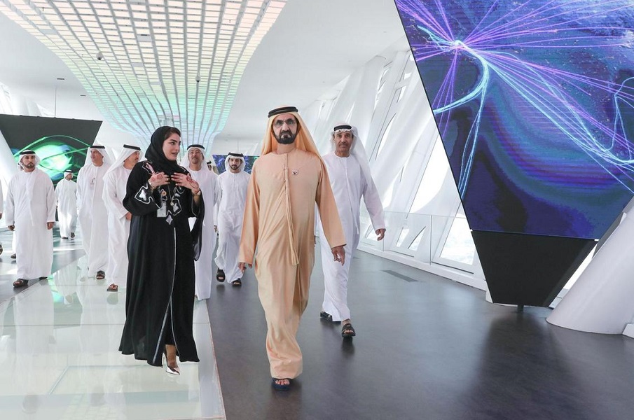 Sheikh Mohammed bin Rashid tours Dubai Frame