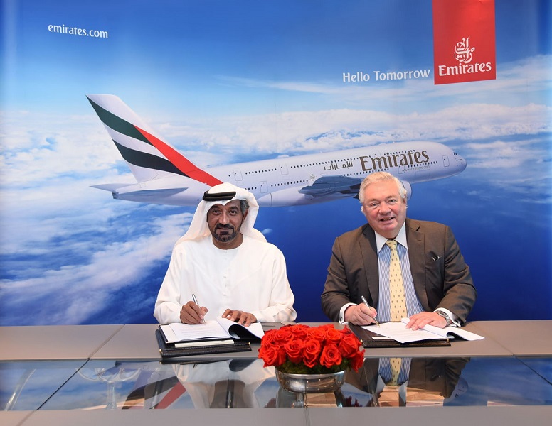 Авиакомпания Emirates заказала 36 самолетов A380 стоимостью 36 млрд. долларов 