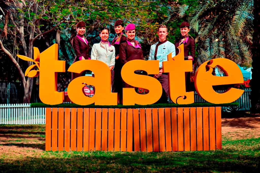 Etihad Airways и Taste Festivals Ltd. объявили о глобальном сотрудничестве