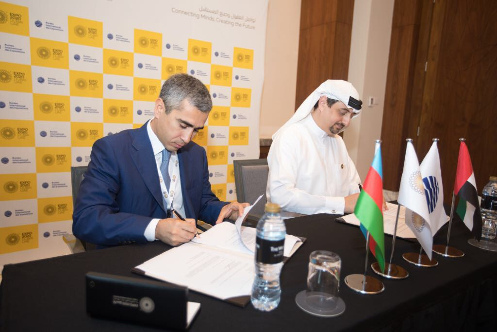 Azerbaijan inks participation deal for Expo 2020 Dubai 