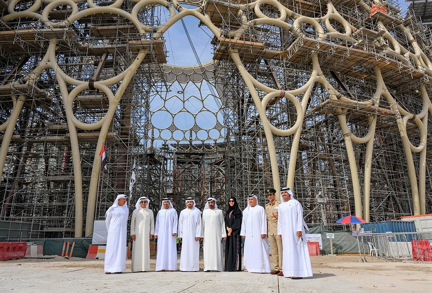 Венчающий момент подготовки к Expo 2020 Dubai-установлен купол Al Wasl