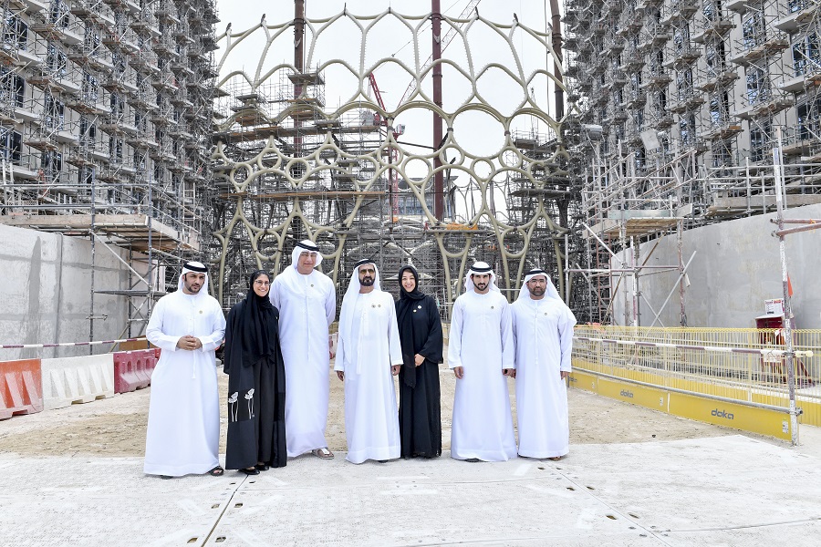 Mohammed bin Rashid visits Expo 2020 Dubai infrastructure projects