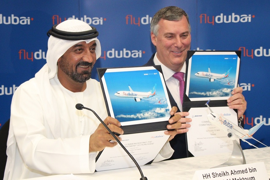 flydubai commits to US$ 27 billion order for 225 Boeing 737 MAX aircraft (Video)