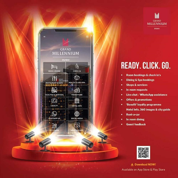 Grand Millennium Dubai launches mobile app for guests and visitors