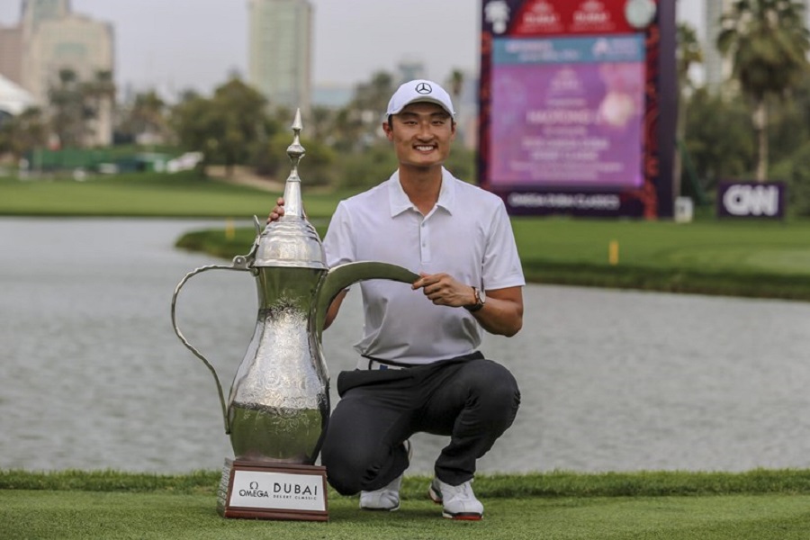 Победителем турнира Dubai Desert Classic стал китайский гольфист Хаотонг Ли 