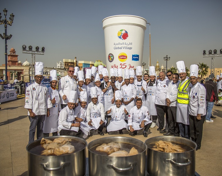 Global Village achieves Guinness World Records title with “the Largest Cup of hot Tea in the World”