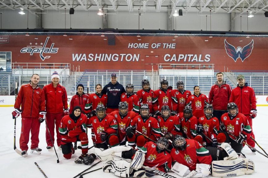 UAE women&#039;s national ice hockey team leaves lasting impression during US tour (Video)