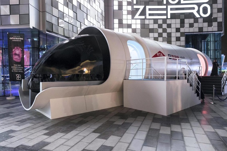 Прототип Hyperloop представлен в Дубае