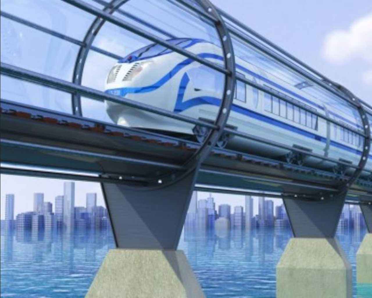 В ОАЭ запустят первый в мире подводный вакуумный поезд 
