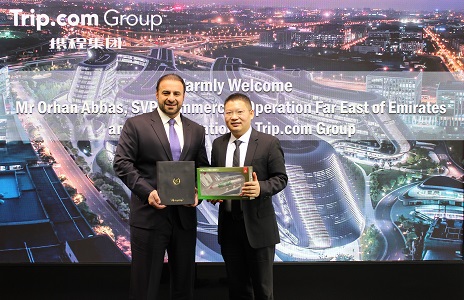 Emirates inks strategic agreement with Trip.com Group in Shanghai