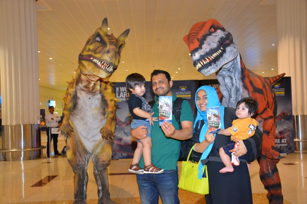 IMG Worlds Dinosaurs at DXB Airport 