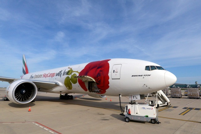 Emirates SkyCargo’s Rosie makes special appearance in Barcelona on St. Jordi’s Day 