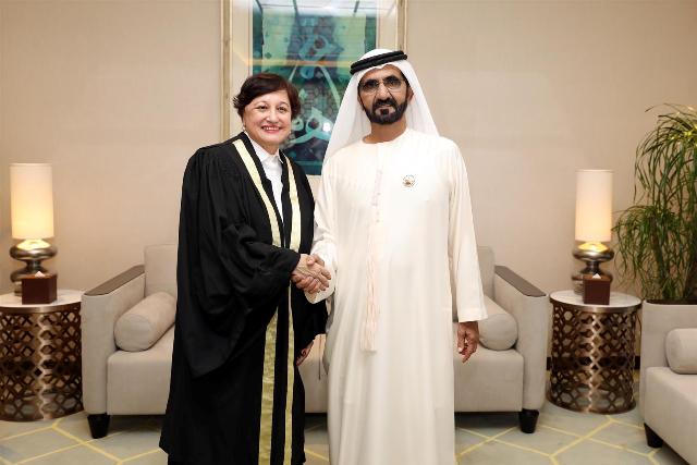 New DIFC judge Judith Prakash sworn-in before HH Sheikh Mohammed bin Rashid