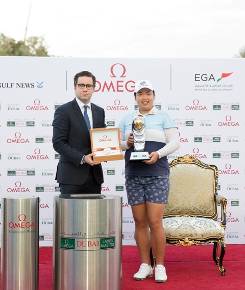 Shanshan Feng wins the 2016 OMEGA Dubai Ladies Masters for third consecutive time!  