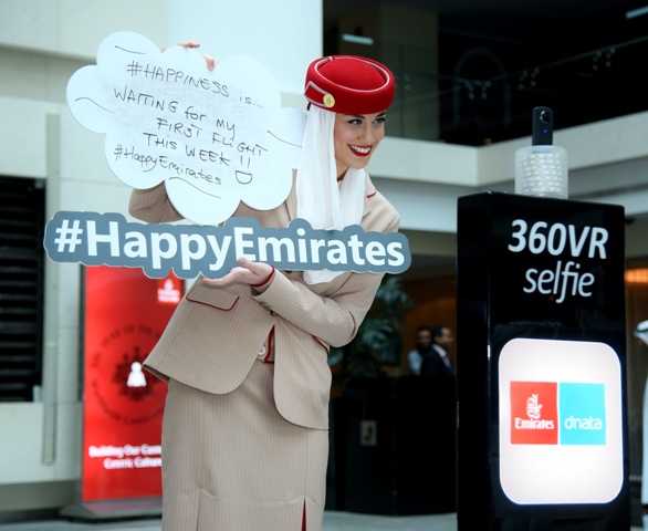 Emirates spreads smiles on International Day of Happiness with simple surprises! 