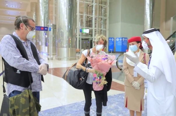 Dubai couple express their gratitude to government for getting them home  
