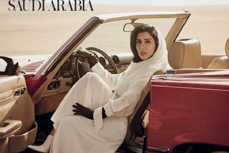 Vogue puts Saudi princess in the driver&#039;s seat 