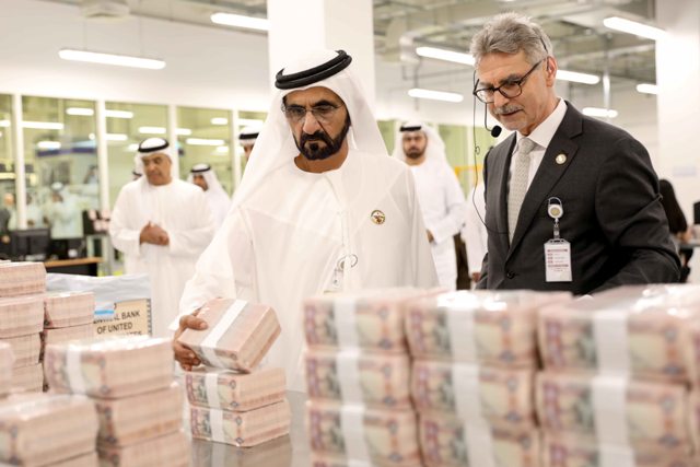 HH Sheikh Mohammed bin Rashid Opens ‘Oumolat Security Printing’