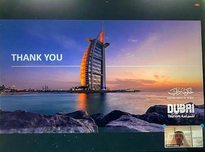 迪拜旅游局在迎接全球游客的同时分享迪拜旅游业的前景