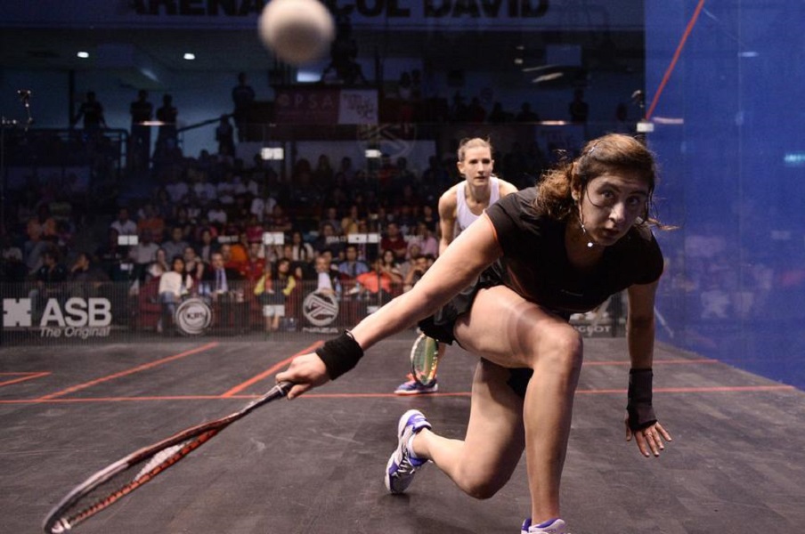 Saudi Arabia hosts its first professional women&#039;s squash tournament