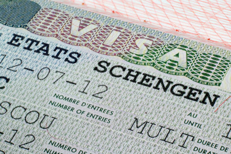 A Schengen visa can rise in price twice