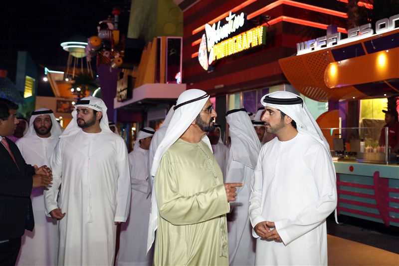 HH Sheikh Mohammed visits newly opened IMG Worlds of Adventure, world’s largest indoor theme park in Dubai
