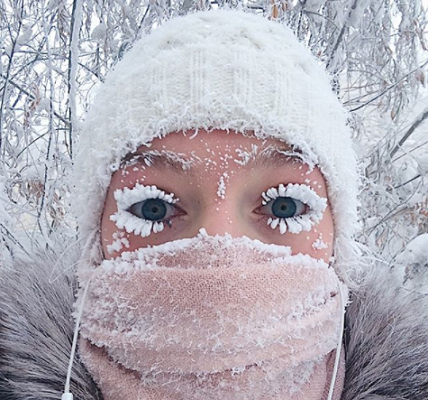 &#039;Snowlashes&#039; Instagram trend takes off in freezing Russian winter (Video)