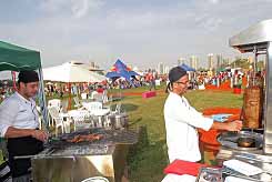 The Big Grill sizzles in the sun during Dubai Food Festival