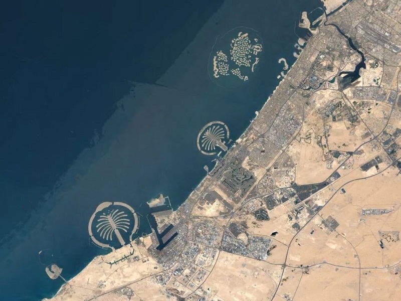 Dubai&#039;s islands from space: ISS captures UAE landscape in flypast 