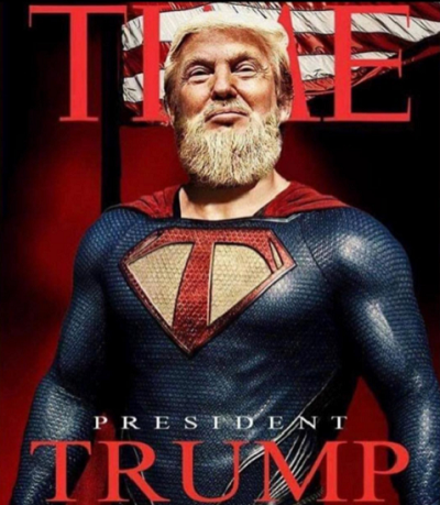 Donald Trump Jr. Posted A Photo Of His Dad As Superman