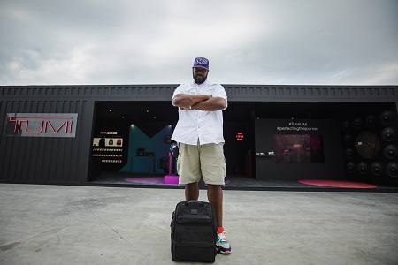 TUMI Previews the DJ Bag at Sole DXB 
