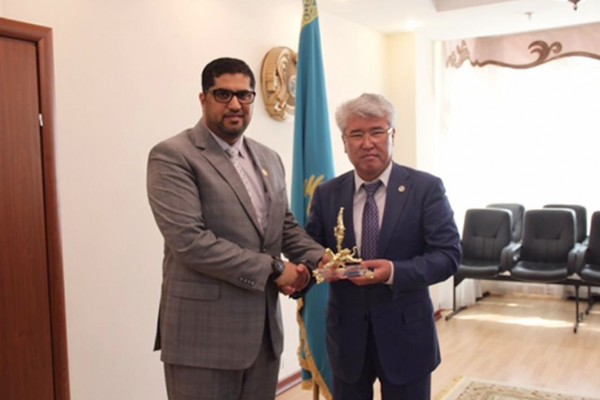 UAE envoy meets Kazakh Minister