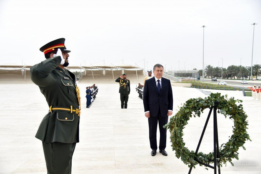 Uzbekistan President visits Wahat Al Karama