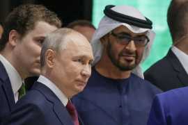 UAE’s President Sheikh Mohamed meets Vladimir Putin in St. Petersburg
